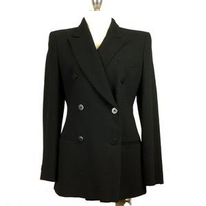Armani Collezioni Women’s Wool Black Blazer